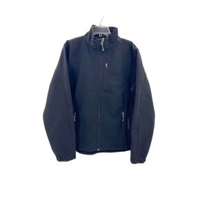 Black Diamond Medium Weight Jacket Matte Black Polyester Men’s Large‎